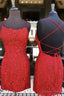 Short Red Lace Prom Homecoming Dress,gala Dress short,mini prom Dresses