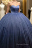 Silver Wedding Dresses Sweetheart Ball Gowns