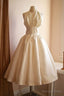Simple Ball Gowns V Neckline Satin Prom Dresses Prom Gowns