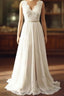 Simple Beach Wedding Dress Chiffon Fabric, Dress For Wedding, Bridal Gowns ,Bride Dress, Dresses For Brides