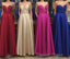 Simple Design Sweetheart Long Satin Prom Dresses