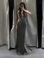 Simple Prom Dress Outfits, Summer V Neck Backless Sleeveless Prom Dresses Long