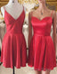 Simple Short Red Homecoming Dress,Cocktail Dresses Classy