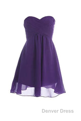 Simply Chiffon Strapless Bridesmaid Dresses