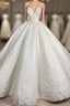 Spaghetti Strap Appliques Satin Wedding Dress Prom Dresses