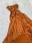 Spaghetti Straps Long Prom Dresses Unique Prom Gown