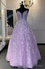 Sparkly Lace Long Prom Dress,Prom Dresses,Pageant Dress