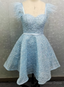 Sparkly Pink Beads Straps Homecoming Dresses With Feather