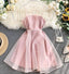 Strap High Waist Sleeveless Mini Elegant Homecoming Dresses