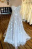 Strapless A Line Wedding Dress,Custom Made Bridal Dresses