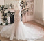 Strapless Mermaid Wedding Dresses,Custom Made Bridal Dress