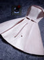 Strapless Pink Homecoming Dresses