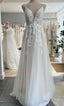 Straps A-line Tulle/Lace Beach Wedding Dress