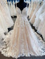 Straps A Line Tulle Lace Wedding Dresses