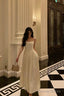 Stunning A Line Spaghetti Straps White Date Night Dress Prom Dresses Birthday Prom Outfit
