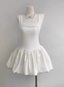 Sweet Square Neck Sleeveless Waist Ballet Puffy Birthday Tutu Homecoming Dresses