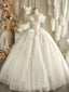 Sweetheart Ball Gown Wedding Dresses Appliques Flowers Vintage Lace Bride Gowns Prom Dress