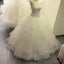 Sweetheart Ball Gowns Wedding Dresses Organza Ruffles With Crystal Beaded