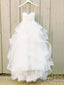 Sweetheart Neck White Long Wedding Dress, White Long Prom Dress