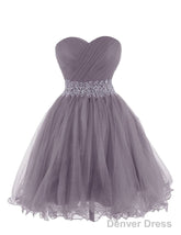 Sweetheart Tulle Cocktail Homecoming Dress