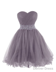 Sweetheart Tulle Cocktail Homecoming Dress