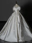 Timeless Ball Gowns Off The Shoulder White Satin Long Wedding Dress Bridal Dresses