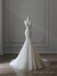 Timeless Mermaid Sweetheart Lace White Wedding Dress Brides Dresses