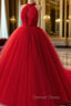 Tulle Ball Gown Halter Dresses For Weddings