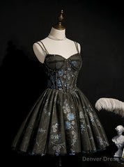 Tulle Sequins Beading Homecoming Dress