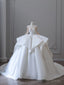Unique Ball Gowns Scoop Tulle White Long Sleeves Wedding Dress Brides Dresses