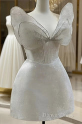 Unique Princess Spaghetti Straps Homecoming Dresses,Elegant Prom Dresses