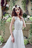 V Neck A Line Wedding Dresses