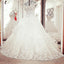 V Neck Off Shoulder Lace Appliques Beaded V Neck Tulle Wedding Dresses