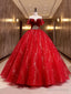 Burgundy Velvet Tulle Long Prom Dress, Burgundy Off Shoulder Prom Dresses