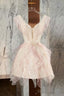 Vintage A Line Pink Homecoming Dresses 18Th Birthday Outfits