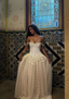 Vintage Ball Gowns Off The Shoulder Satin Lace Prom Dress Wedding Dresses