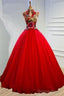 Vintage Scoop Neckline Lace Wedding Dress Bustle Style Prom Dresses