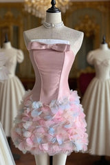 Vintage Sheath Pink Homecoming Dresses 18Th Birthday Outfits