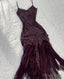 Vintage Spaghetti Straps Long Prom Dress Prom Gowns Prom Dresses