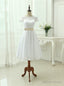 Vintage Tea Length Lace Short Wedding Dresses