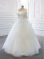 We Offer a Variety Of White Ball Gowns Tulle Strapless Pleats Long Prom Dresses
