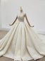 We Provide Champagne Tulle Sequins Cap Sleeve Backless Beading Wedding Dress