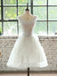 Wedding Dress short Dress Prom Dresses feather ornaments toast