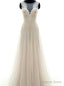 Wedding Gown Sexy Open Back Wedding Dress A line Bridal Dress Illusion Lace