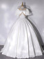 White High Neck Backless Crystal Quinceanera Dresses
