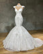 White Lace Long Wedding Dress White Prom Dresses