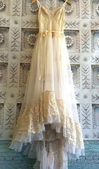 White Lace Prom Dress Wedding Dress Au03