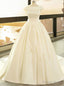 White Satin Bateau Backless Cap Sleeve Wedding Dresses