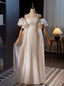 White Sheath Spaghetti Straps Wedding Dresses