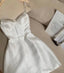 White Short Homecoming Dress Prom Dresses
